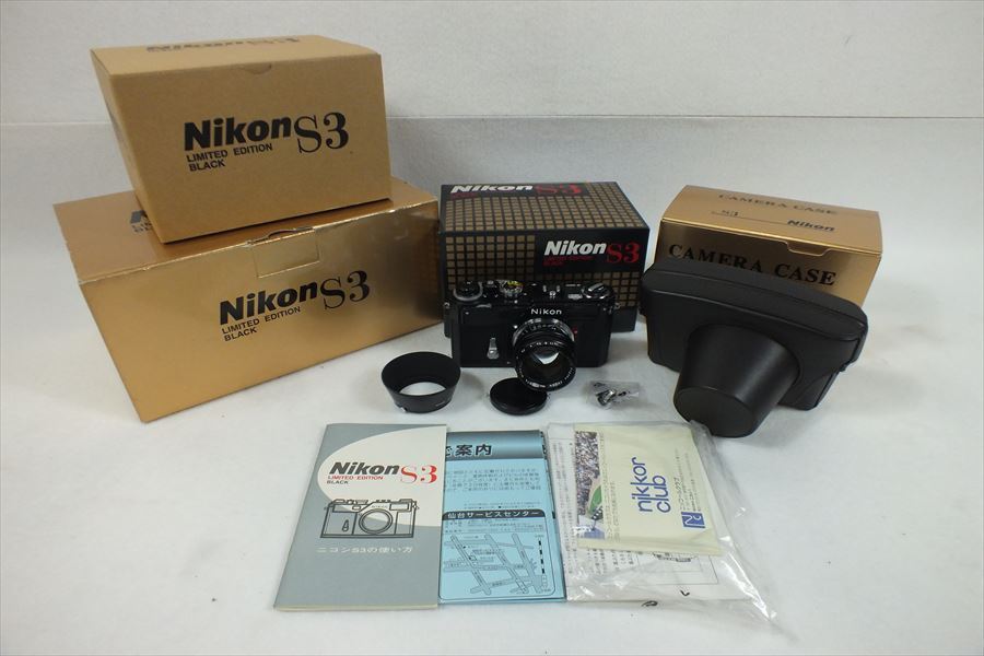 レンジファインダー Nikon ニコン S3 Limited Black