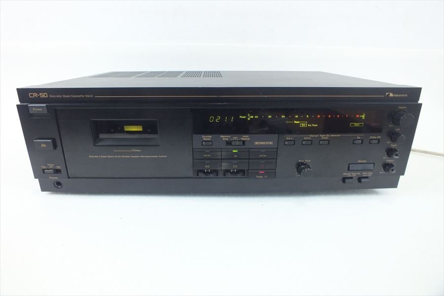 カセットデッキ Nakamichi ナカミチ CR-50