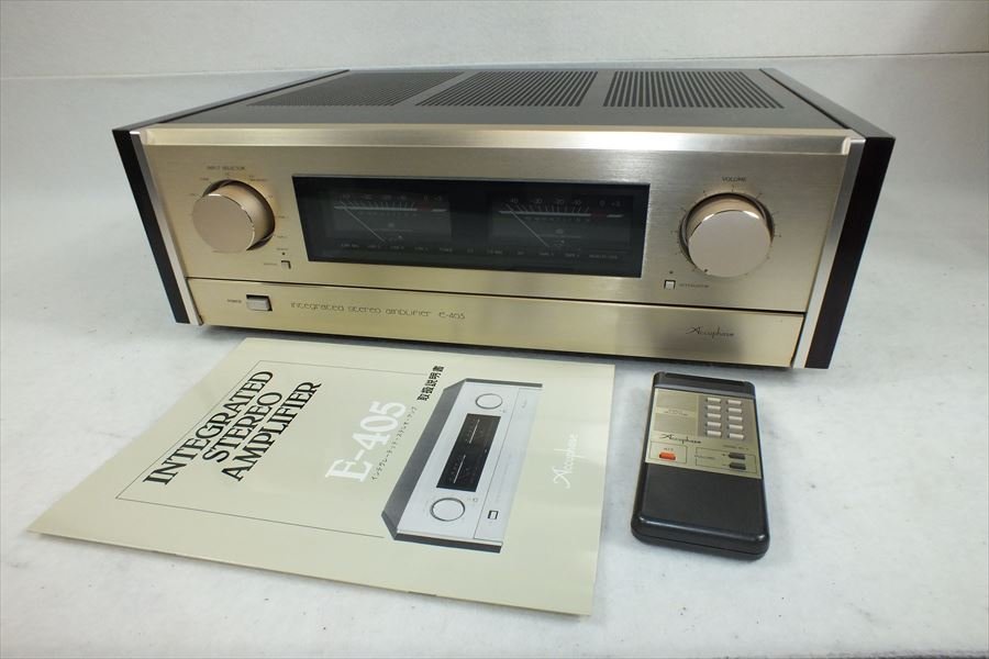 アンプ Accuphase アキュフェーズ E-405