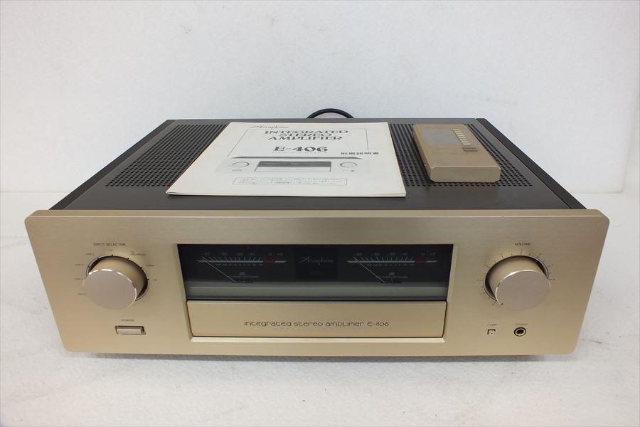 アンプ Accuphase アキュフェーズ E-406