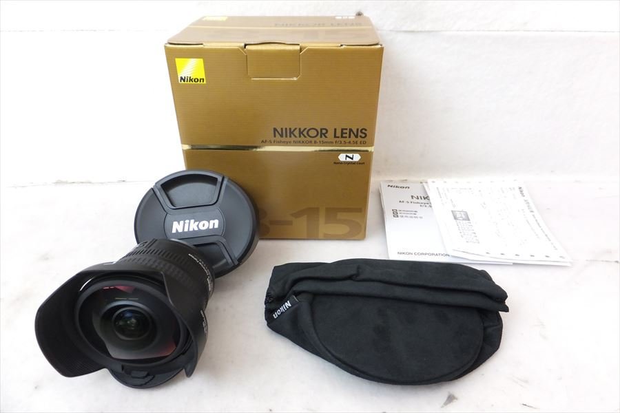 レンズ Nikon ニコン AF-S Fisheye NIKKOR 8-15mm 3.5-4.5E ED