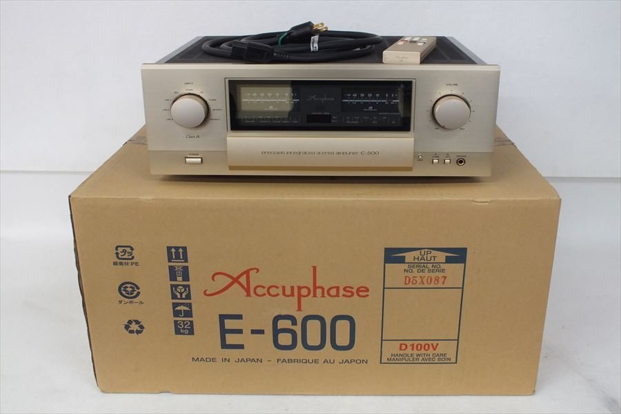 アンプ Accuphase アキュフェーズ E-600