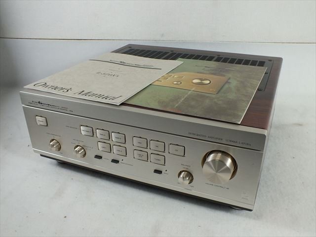 プリメインアンプ LUXMAN ラックスマン L-570X’s