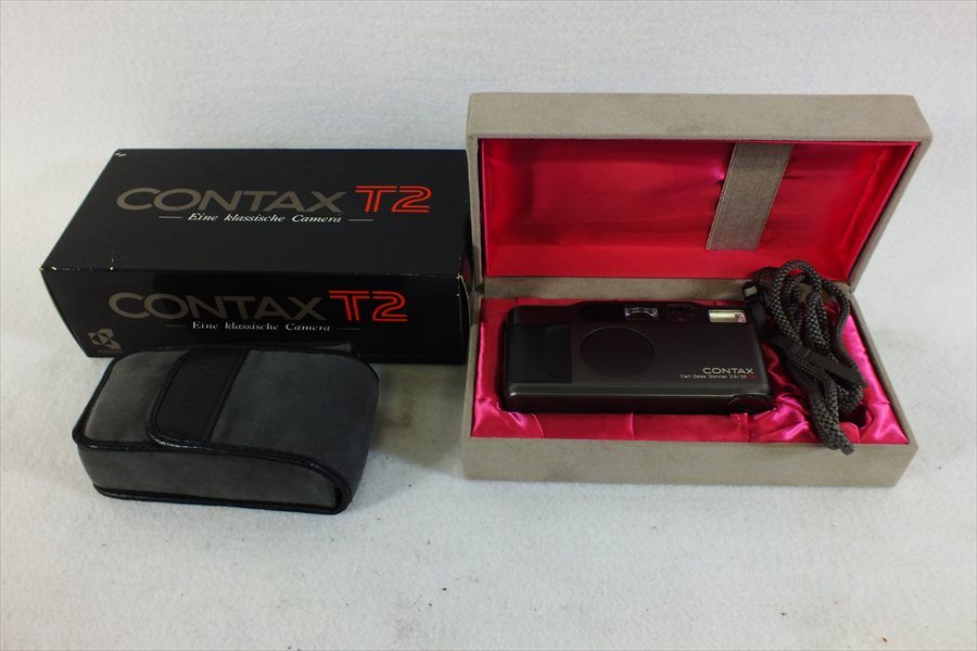  コンパクトカメラ CONTAX コンタックス T2 ブラック