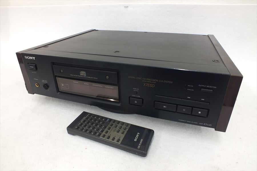 CDプレーヤ SONY ソニー CDP-X7ESD