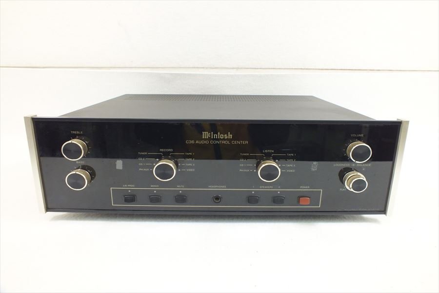 プリアンプ McIntosh マッキントッシュ C36