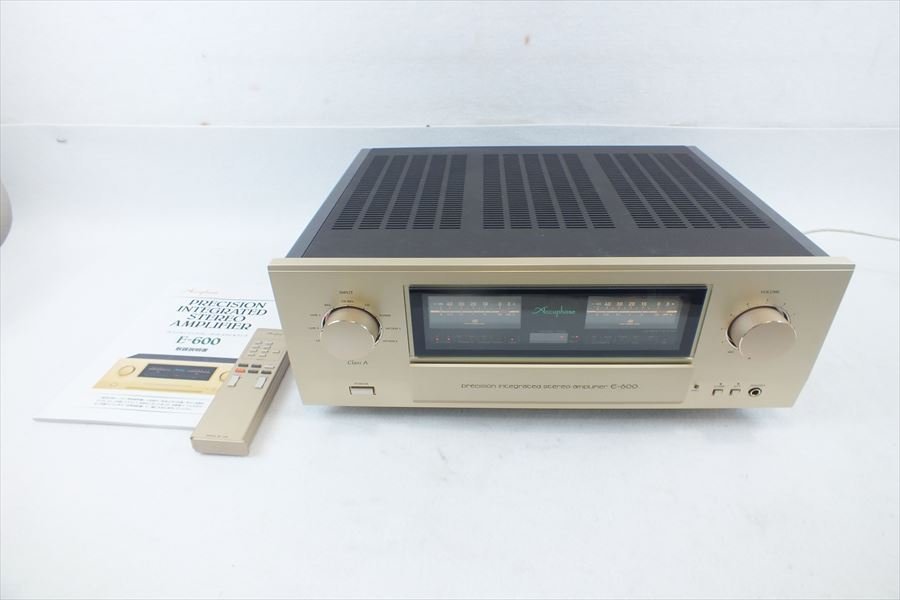 アンプ Accuphase アキュフェーズ E-600