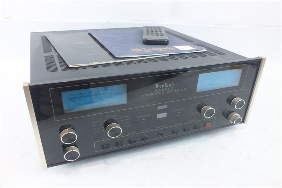 プリメインアンプ McIntosh マッキントッシュ MA6800