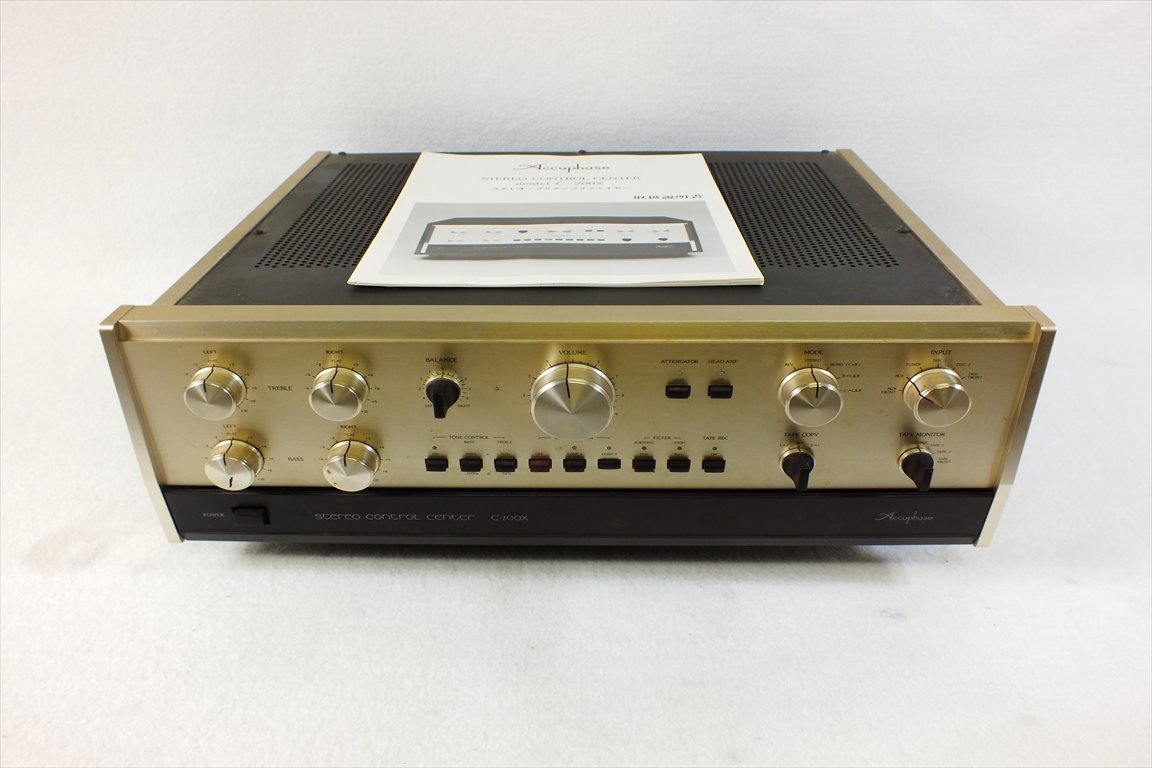 アンプ Accuphase アキュフェーズ C-200X