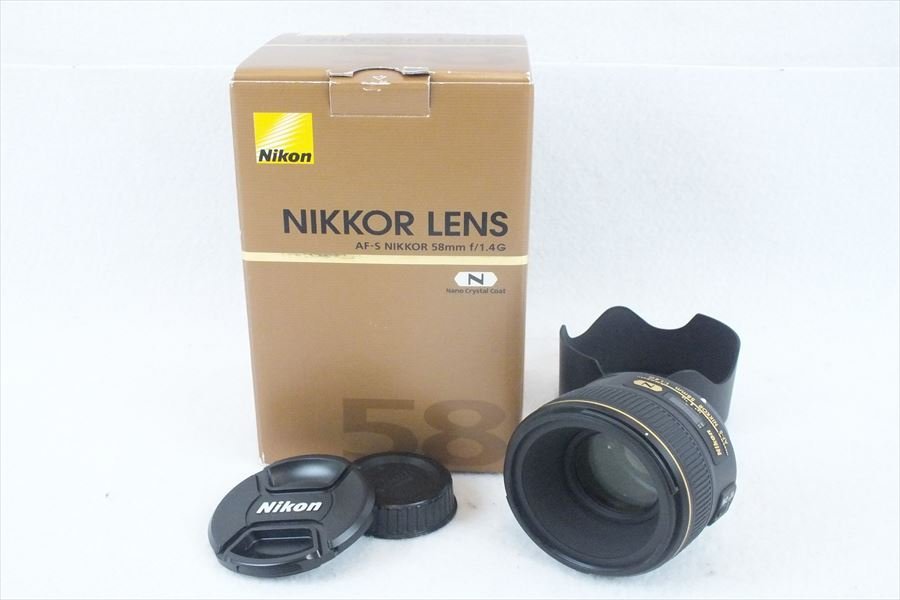 レンズ Nikon ニコン  AF-S NIKKOR 58mm 1:1.4 G