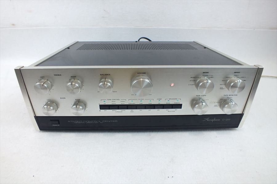 ステレオコントロールセンター Accuphase アキュフェーズ C-200