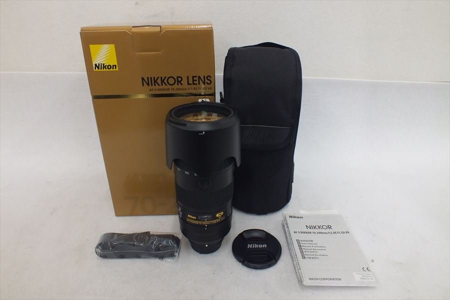 レンズ Nikon ニコン AF-S NIKKOR 70-200mm 2.8E FL ED VR