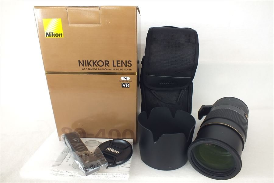 レンズ Nikon ニコン N VR AF-S 80-400 4.5-5.6G ED