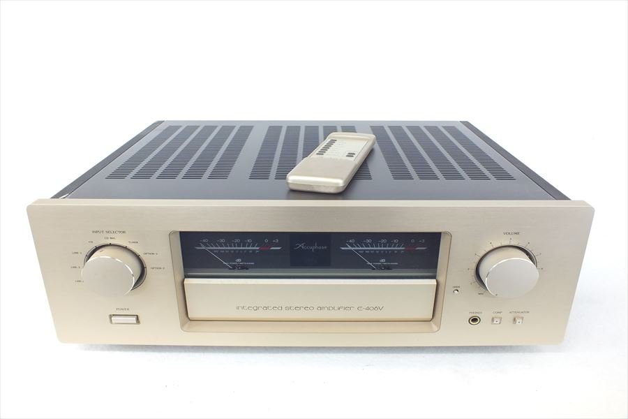 プリメインアンプ Accuphase アキュフェーズ E-406V