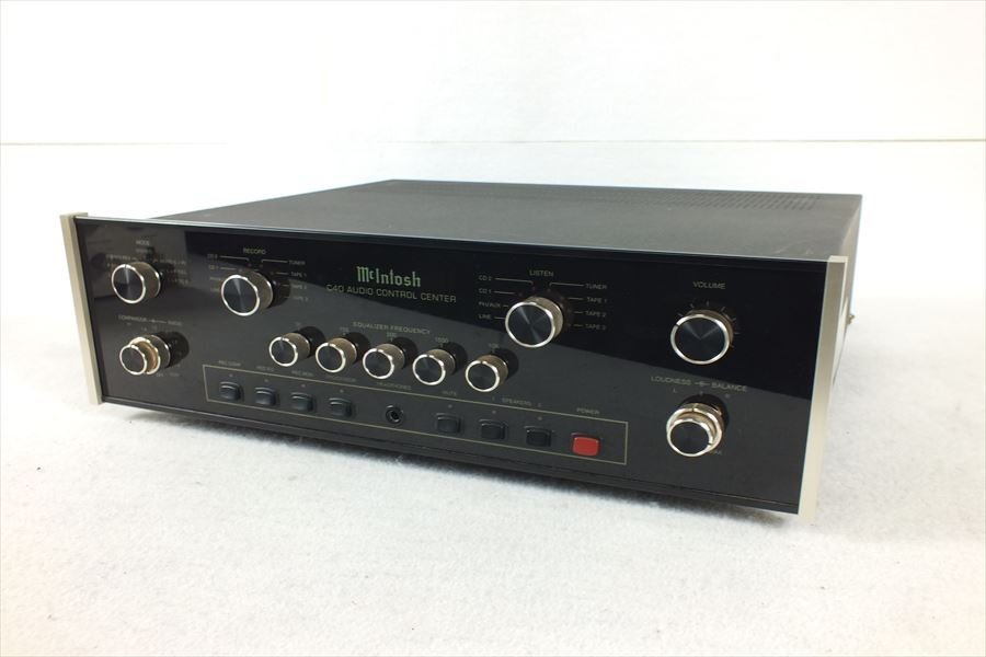 アンプ McIntosh マッキントッシュ C40