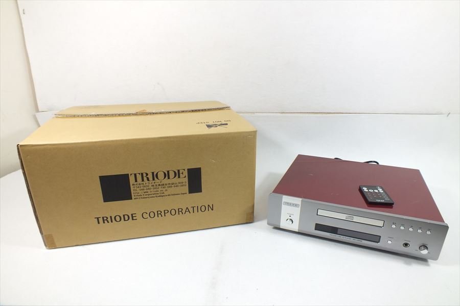 CDプレーヤー TRIODE トライオード TRV-CD6SE