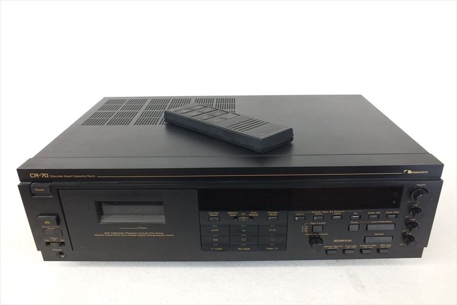 カセットデッキ Nakamichi ナカミチ CR-70