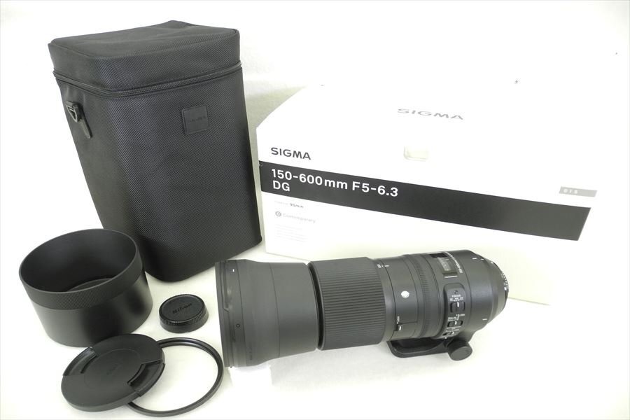レンズ SIGMA シグマ NIKONマウント 150-600mm 5-6.3 DG