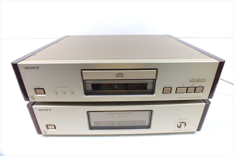 D/Aコンバーター SONY ソニー DAS-R1a CDP-R1a