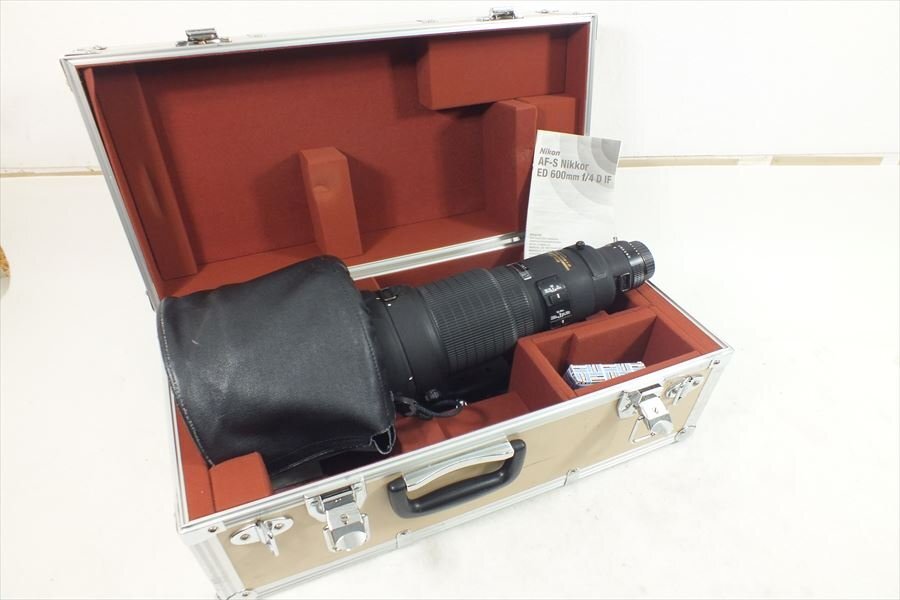 レンズ Nikon ニコン  AF-S NIKKOR ED 600mm 1:4 D