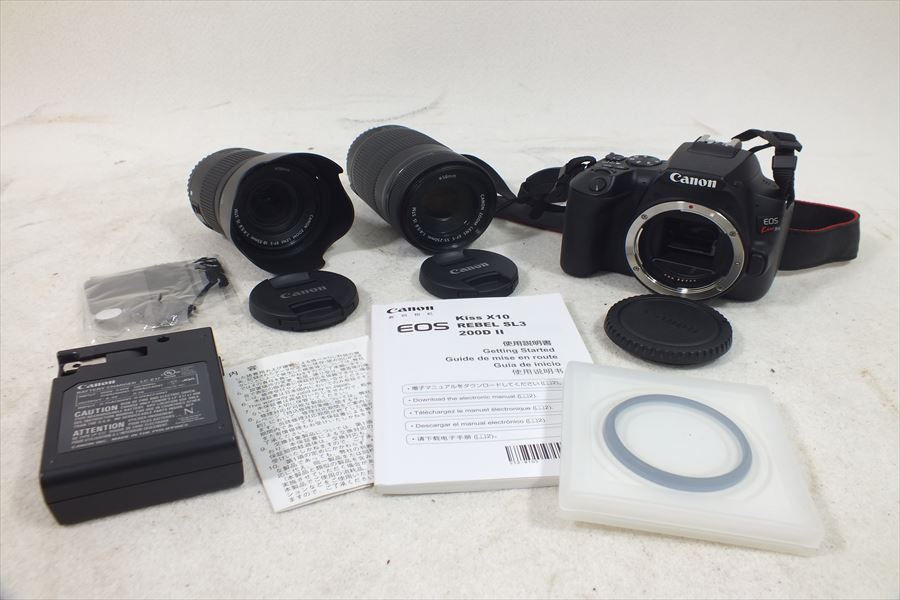 デジタル一眼レフ Canon キャノン EOSkissx10 EF-S18-551:4-5.6ISSTM EF-S55-2501:4-5.6ISSTM