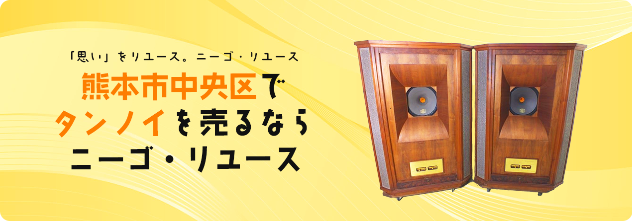 熊本市中央区でTANNOYの高額買取ならニーゴ・リユースにお任せください！