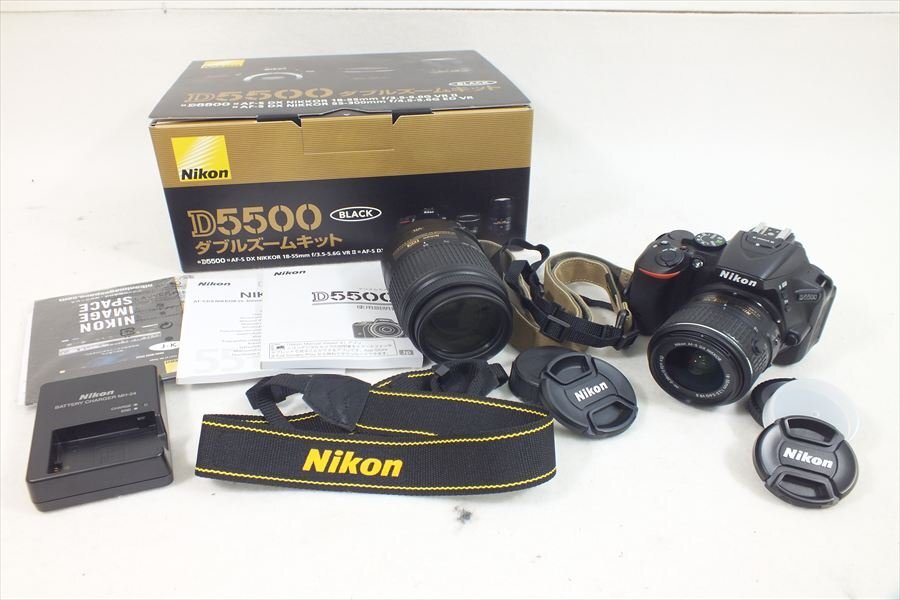 デジタル一眼レフ Nikon ニコン D5500 18-55mm 55-300mm