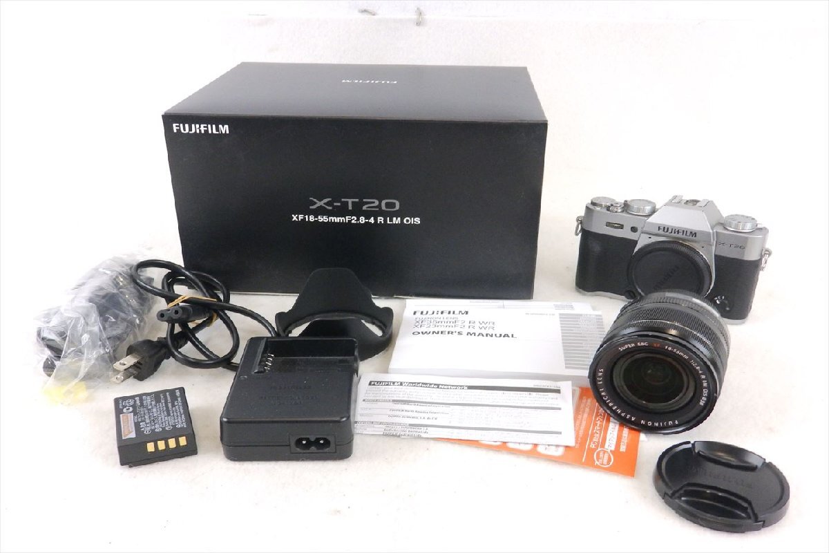 ミラーレス一眼 FUJI フジ X-T20 18-55mm の買取実績