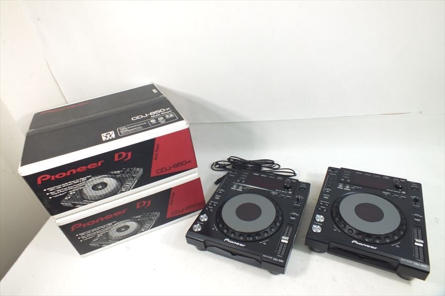 DJミキサー PIONEER パイオニア CDJ-850-K 2台セット